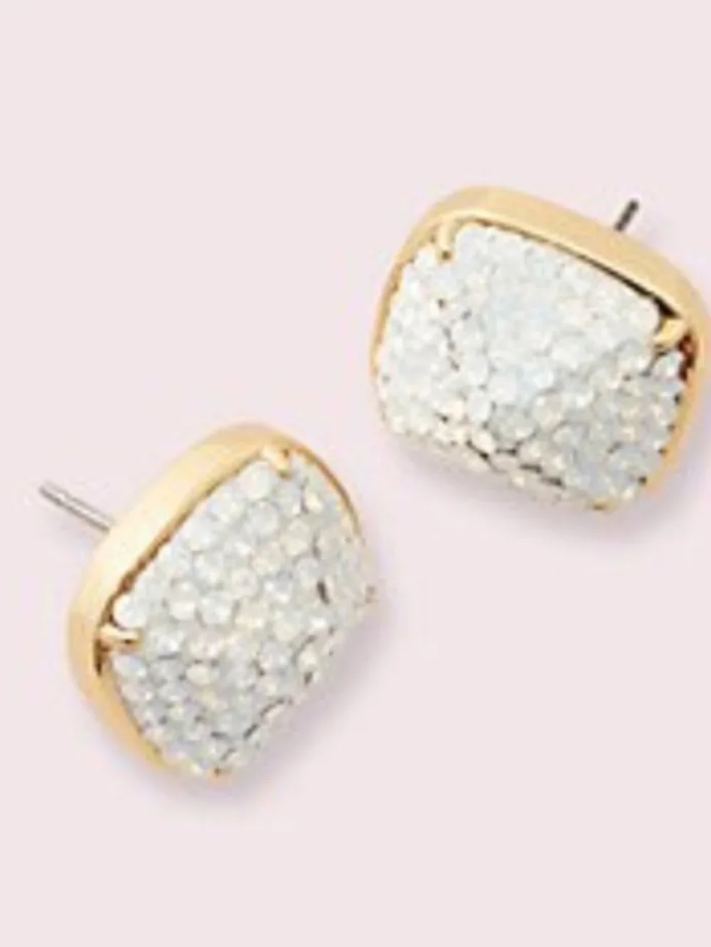 NWT~KATE SPADE~Clay Pave Square Studs
